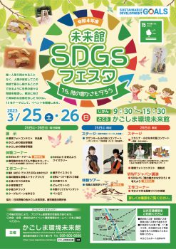 未来館SDGsフェスタチラシ
