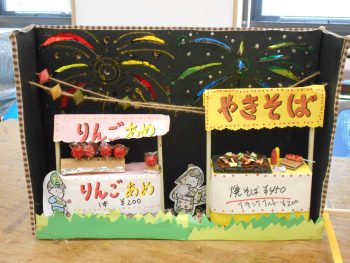 親子で空き箱工作　夏祭り編(7/1)