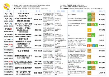 ★9月★かごしま環境未来館講座のご案内