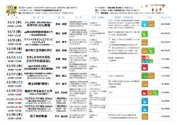 ★11月★かごしま環境未来館講座のご案内