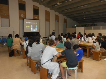 前回の講座の様子